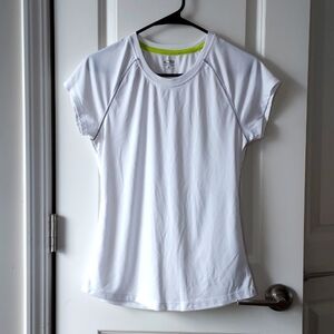 Champion short sleeve tee white black medium